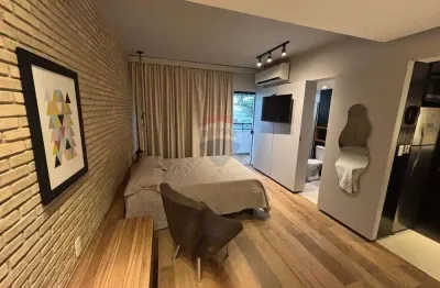 Studio master para locação na ladeira da barra, vista mar total, 1 vaga de garagem, portaria 24h