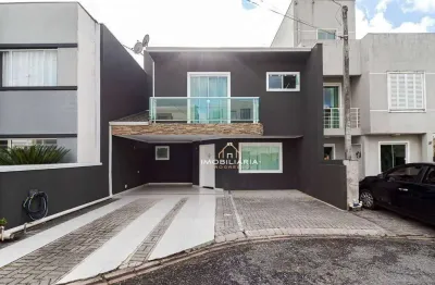 Sobrado com 3 dormitórios à venda, 138 m² por r$ 748.000 - cachoeira - curitiba/pr
