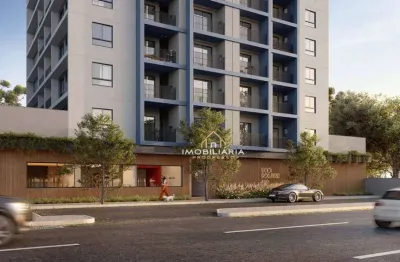 Studio com 1 dormitório à venda, 30 m² por r$ 385.800,00 - portão - curitiba/pr