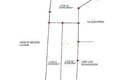 Terreno à venda, 26589 m² por r$ 1.600.000 - ferraria - campo largo/pr