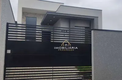 Casa com 3 dormitórios à venda, 60 m² por r$ 450.000 - gralha azul - fazenda rio grande/paraná