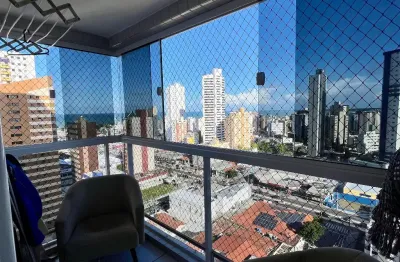 Apartamento com vista mar em  manaíra com 4 quartos. 95m