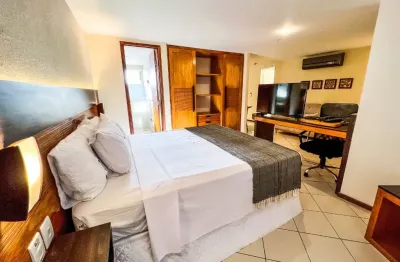 Vendo flat vista mar e mobiliado no natal plaza - ponta negra