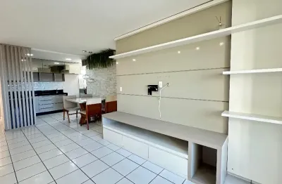 Apartamento semi mobiliado no condomínio clube aquarelle - abel cabral - nova parnamirim