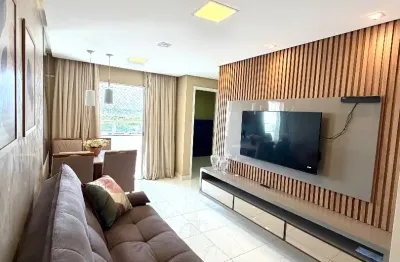 Vendo apartamento mobiliado e reformado no condomínio top life, maria lacerda, nova parnamirim