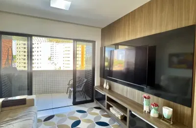 Apartamento reformado e mobiliado à venda no edifício Celina maia em tirol-  Natal