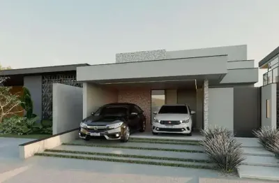 Casa em condomínio fechado com 3 quartos à venda no parque atlanta, araraquara , 137 m2 por r$ 780.000