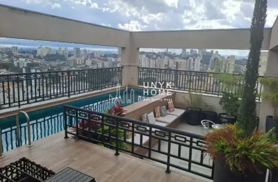 Cobertura à venda com piscina na vila romana - são paulo/sp