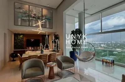 Apartamento a venda com varanda gourmet e 3 suítes em condomínio clube