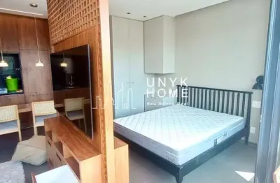 Flat à venda com varanda na vn millennium faria lima, itaim bibi  - 49m²