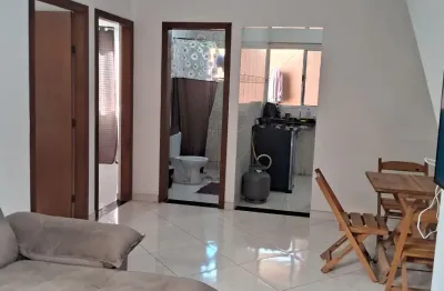 Lindo apartamento 2 quartos com área privativa - bairro mediterraeo-esmeraldas-mg.