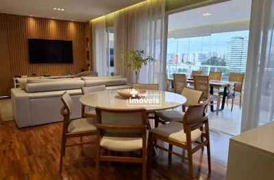 Apartamento Mobiliado com Varanda Gourmet, 3 suítes e 2 Vagas no Quintas da Lapa