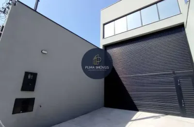 Galpão Comercial 137,50 área construída mezanino com 50m²- Confira!!.