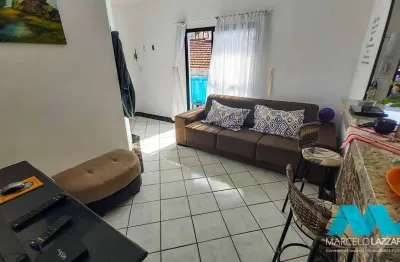 Apartamento com 1 quarto e 1 vaga privativa no boqueirão em praia grande