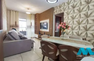 Apartamento de 2 quartos, sacada gourmet, guilhermina em praia grande