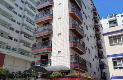 Apartamento mobiliado, 1 quarto na aviação em praia grande a 100 m da praia