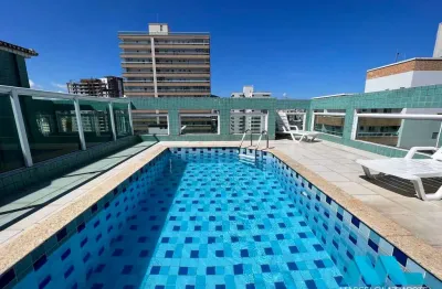 Apartamento 1 dormitório, piscina na cobertura, boqueirão em praia grande
