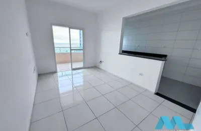 Apartamento com vista para o mar, 2 quartos, no caiçara em praia grande