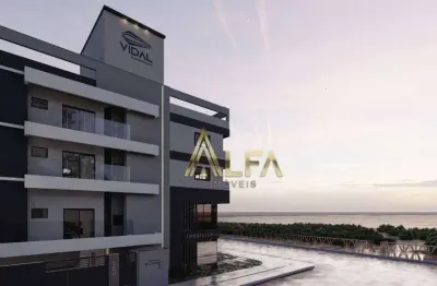 Apartamento frente mar com 2 suítes à venda,  por r$ 680.000 - centro - navegantes/sc