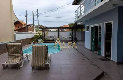 Sobrado alto padrão com 4 dormitórios à venda, 330 m² por r$ 2.800.000 - meia praia - navegantes/sc