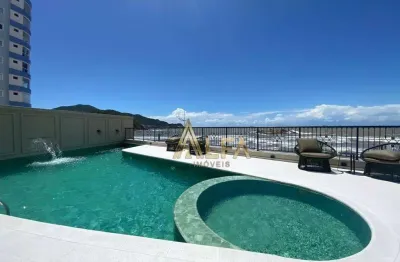 Apartamento frente mar / com 3 suítes à venda, 141 m² por r$ 2.000.000 - gravatá - navegantes/sc