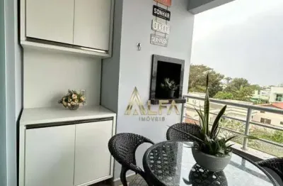 Apartamento com 1 suíte + 1 dormitório à venda, 86 m² por r$ 550.000 - centro - navegantes/sc