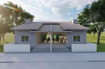 Casa com 1 suíte + 1 dormitório dormitórios à venda, 66 m² por r$ 490.000 - nossa senhora de fatima - penha/sc