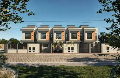 Sobrado com 2 suítes  à venda, 76 m² por r$ 550.000 - gravatá - navegantes/sc