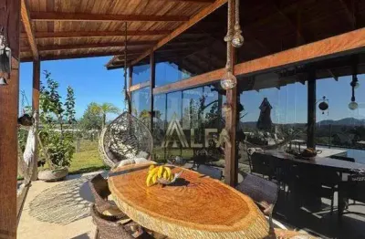 Chácara vista mar com 4 dormitórios à venda, 2000 m² por r$ 2.700.000