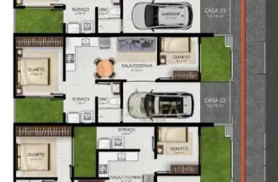 Casa com 2 dormitórios à venda, 59 m² por r$ 350.000 - praia de armação do itapocorói - penha/sc
