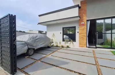 Casa com 3 dormitórios à venda, 73 m²+ edícula por r$ 636.000 - itajuba - praia do grant - barra velha/sc