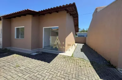 Casa com 1 suíte + 1 dormitório à venda, 60 m² por r$ 199.000 - barra velha/sc