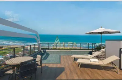 Apartamento com 2 dormitórios à venda, 63 m² por r$ 610.000,00 - meia praia - navegantes/sc