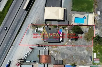 Terreno Industrial frente BR 101 à venda, 3.806 m² por R$ 3.650.000 - Balneário