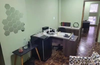 Sala comercial mobiliada à venda no centro de curitiba com 3 salas separadas e 1 recepção