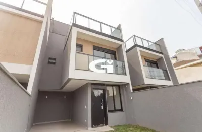 Sobrado novo à venda no pilarzinho | 3 quartos (1 suíte) 2 vagas e terraço ? condomínio pilar townhouse
