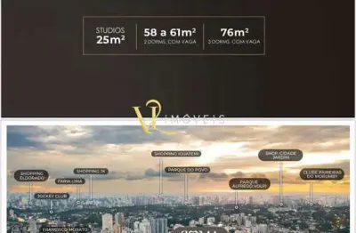 Apartamento com 1 quarto à venda na rua ângelo colucci, 177, jardim guedala, são paulo por r$ 390.000