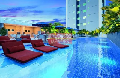 Maravilhoso apartamento de 106m², varanda gourmet, área de lazer completa.