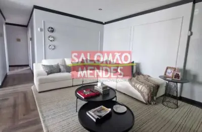 Maravilhoso apartamento de 106m², varanda gourmet, área de lazer completa.