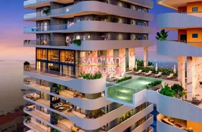 Apartamento luxuoso, frente baia no umarizal - lançamento