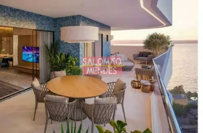 Apartamento luxuoso, frente baia no umarizal - lançamento