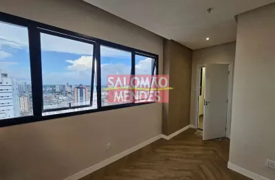 Sala decorada no ayra tower. andar alto, excelente iluminção