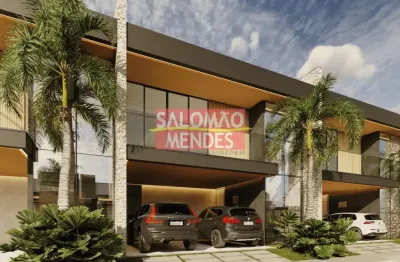 Casa condomínio segurança 24hs, clube completo, 3 suítes, 2 vagas.