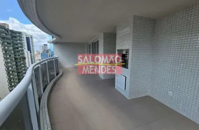 Apartamento 181 m2 na joão balbi, novo, andar alto, comdomínio completo, 03 vagas