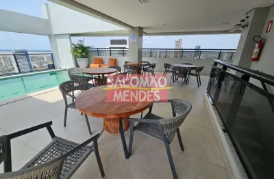 Apartamento moderno , 3 quartos, sacada, área de lazer completa  - batista campos