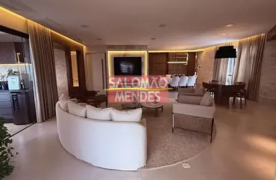 Apartamento luxuoso 04 suítes, 04 vagas junto a doca. vista baia.