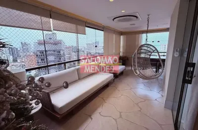 Apartamento luxuoso 04 suítes, 04 vagas junto a doca. vista baia.