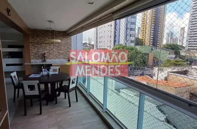 Apartamento mobiliado para locação, 04 quartos sendo 03 suítes