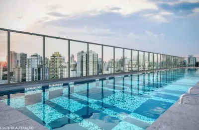 Apartamento para venda em são paulo, brooklin paulista, 2 dormitórios, 2 suítes, 3 banheiros, 1 vaga