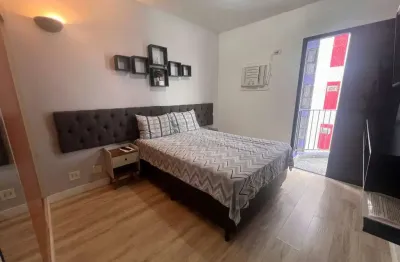 Flat com 1 quarto à venda na Rua João Ramalho, Centro, São Vicente